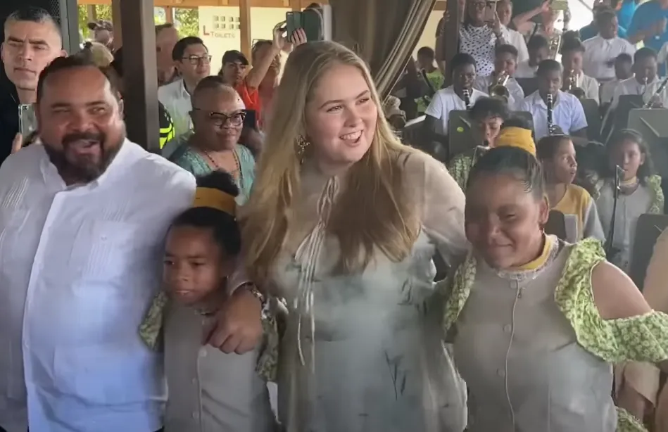 Prinses Amalia feest er op los in Spanje
