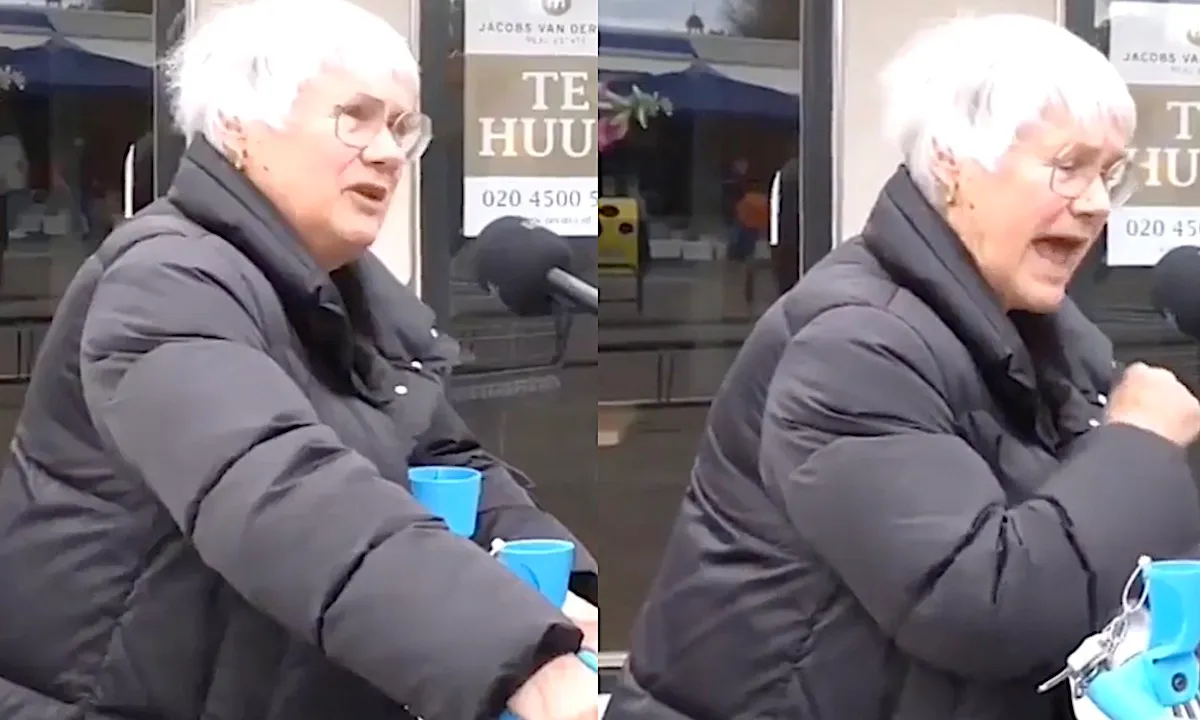 Boze oma sloopt Albert Heijn op prachtige wijze: 'Doorgaan met staken!'