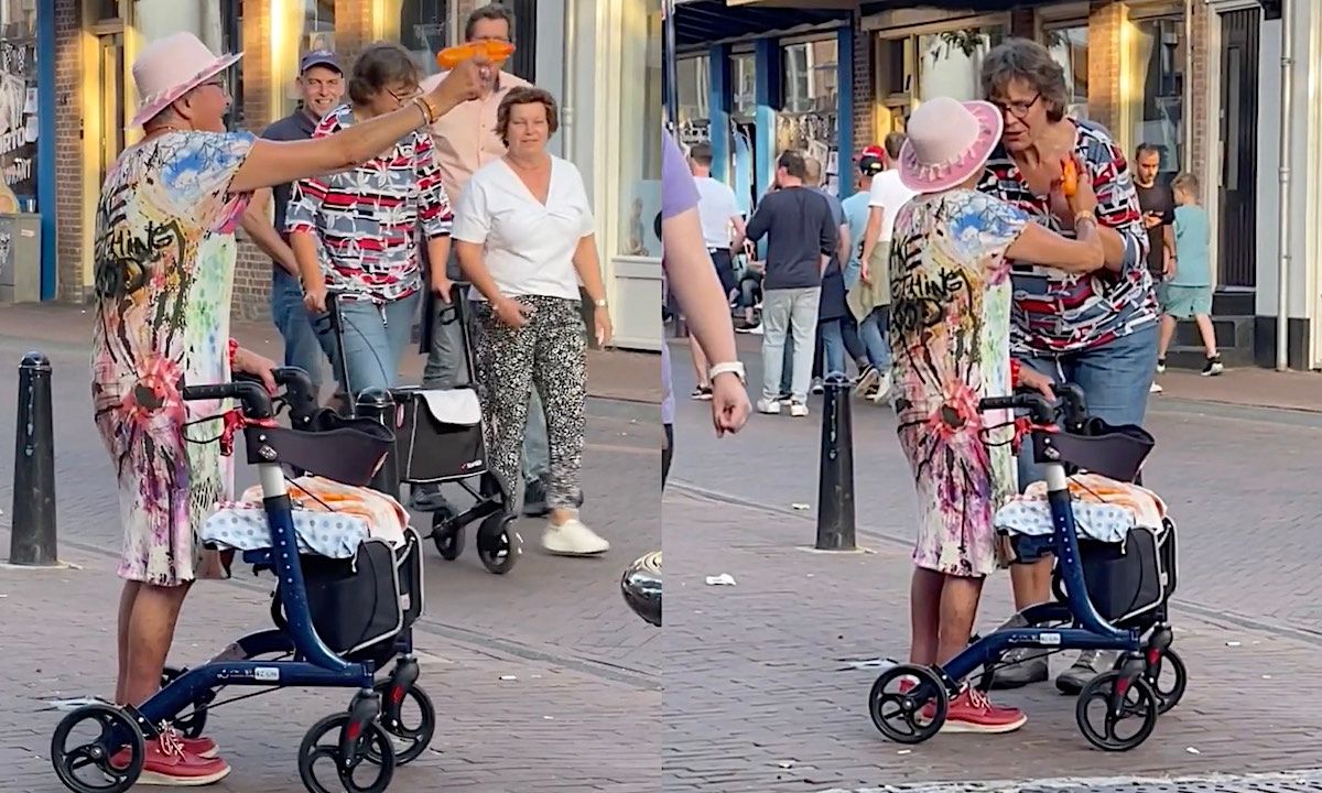 Gewapende oma schiet pistool leeg in de binnenstad van Assen