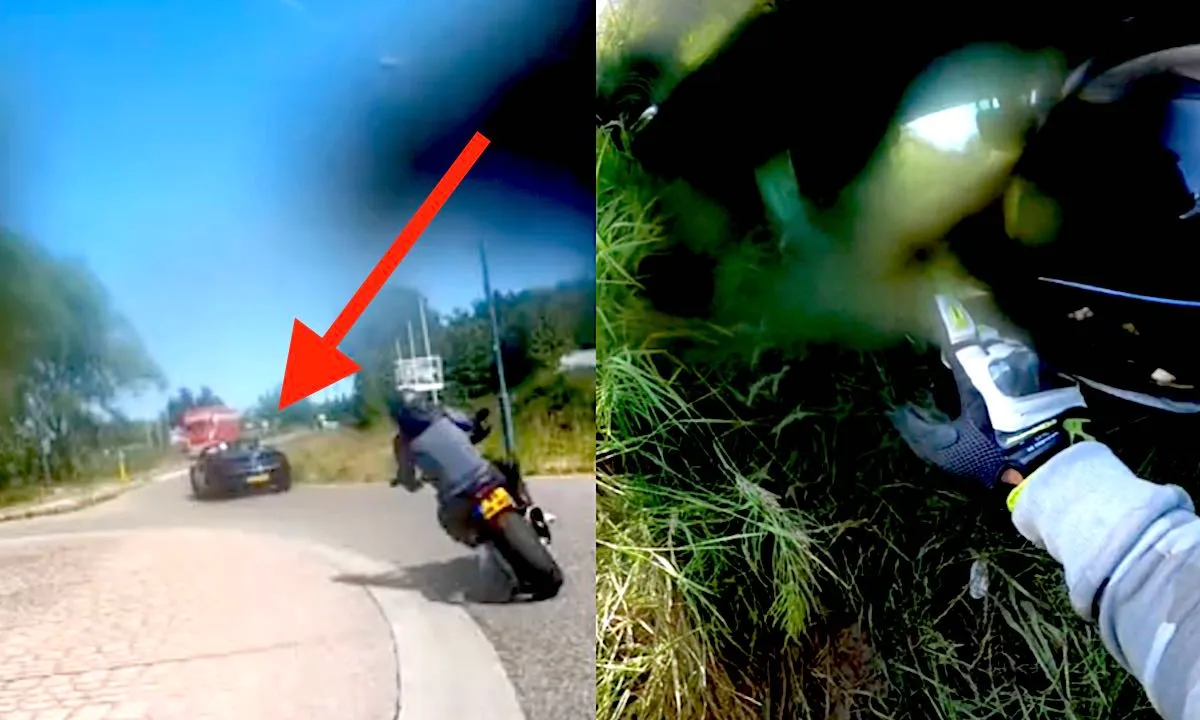 Nederlandse BMW M6 Cabrio crasht en slaat over de kop (video)