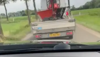Tuinman wordt in elkaar geslagen na abrupt remmen