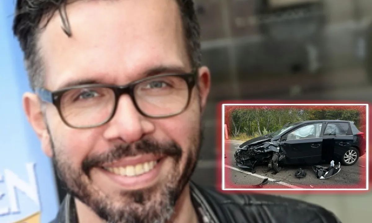 Michiel Veenstra heeft enorm auto-ongeluk op vakantie