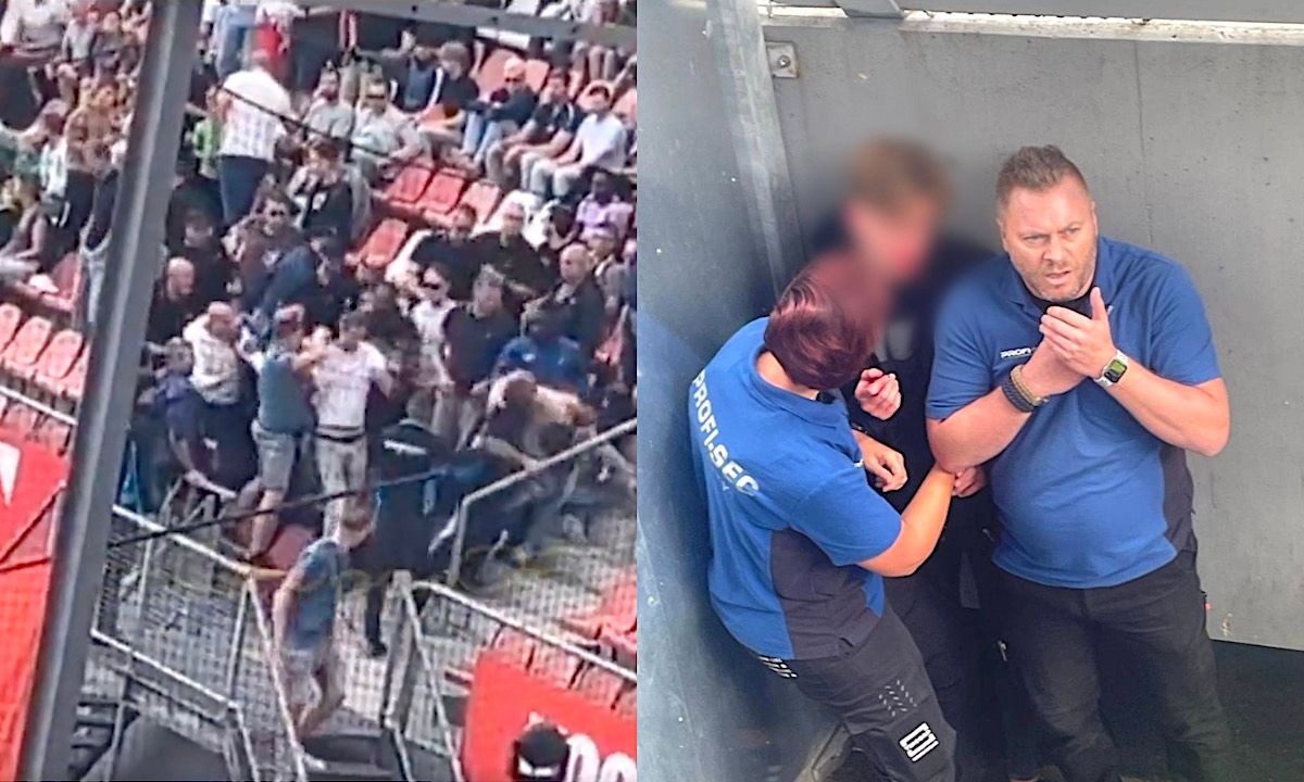 Feyenoord-fans delen flinke klappen uit aan FC Utrecht-supporters (en andersom)