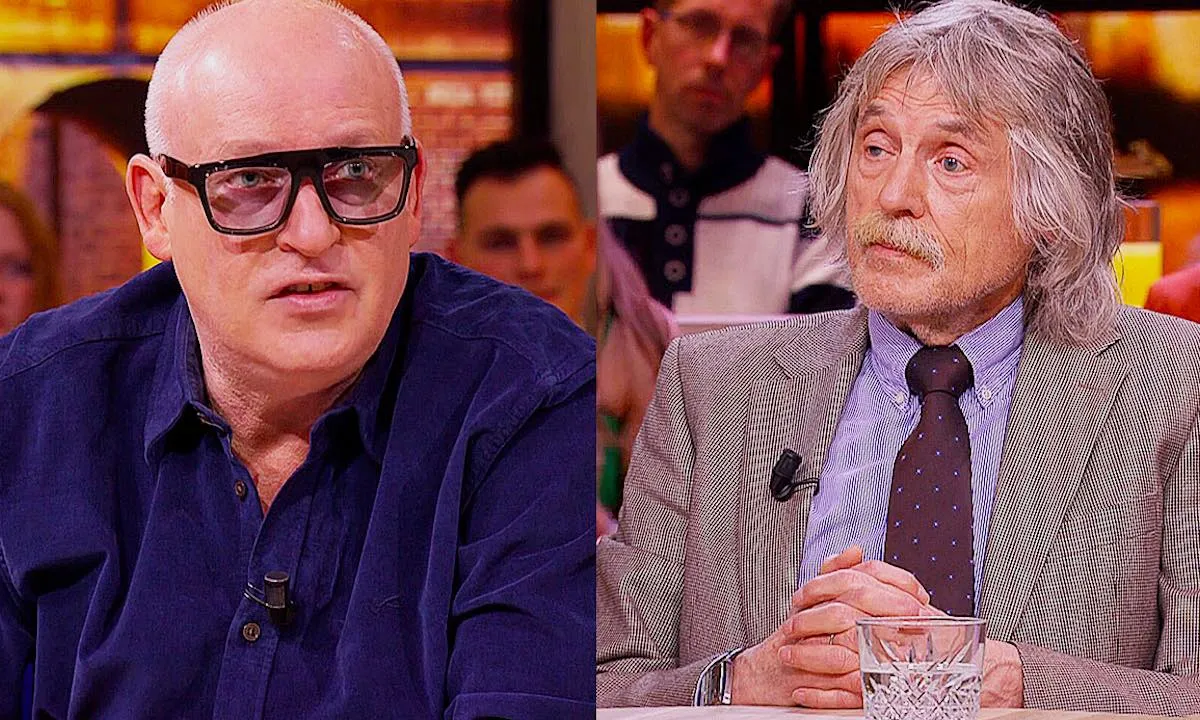 Johan Derksen krijgt op tv ruzie met René