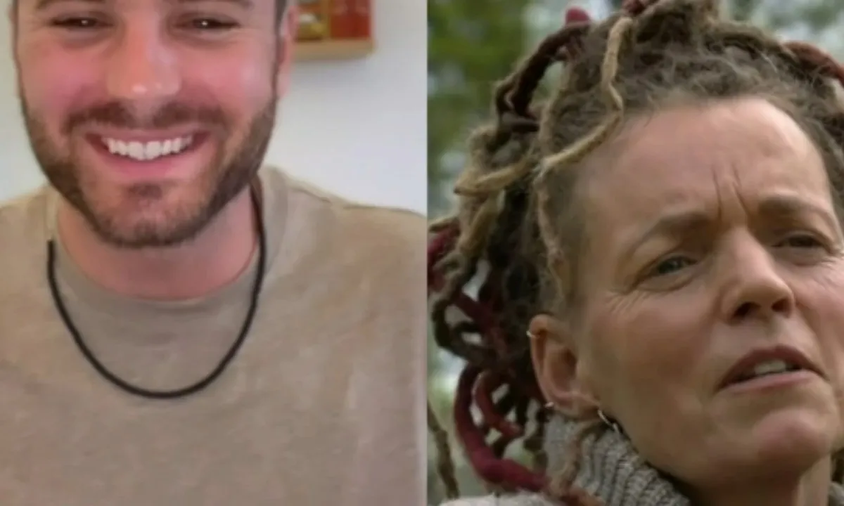 ZIEN: Jim Bakkum drijft de spot met B&B-kandidate Anne