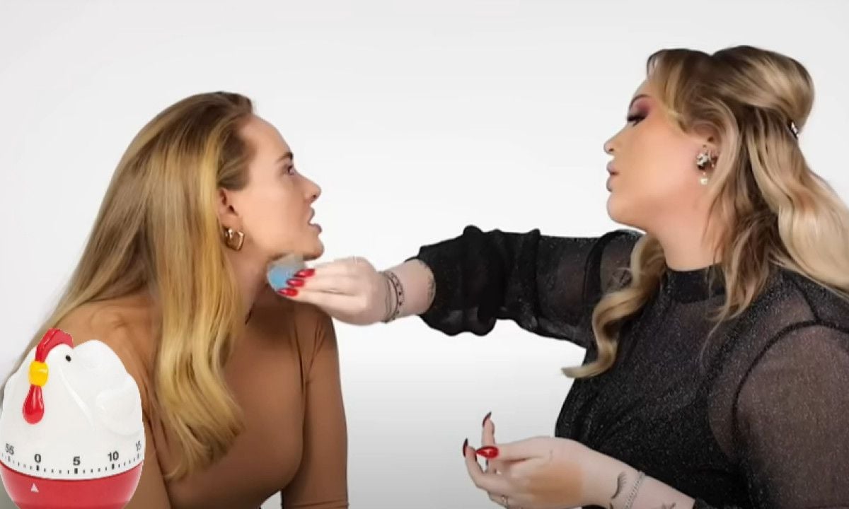 Verwaande Adele zette kookwekker voor Nikkie Tutorials: 'Zólang heb je de tijd'