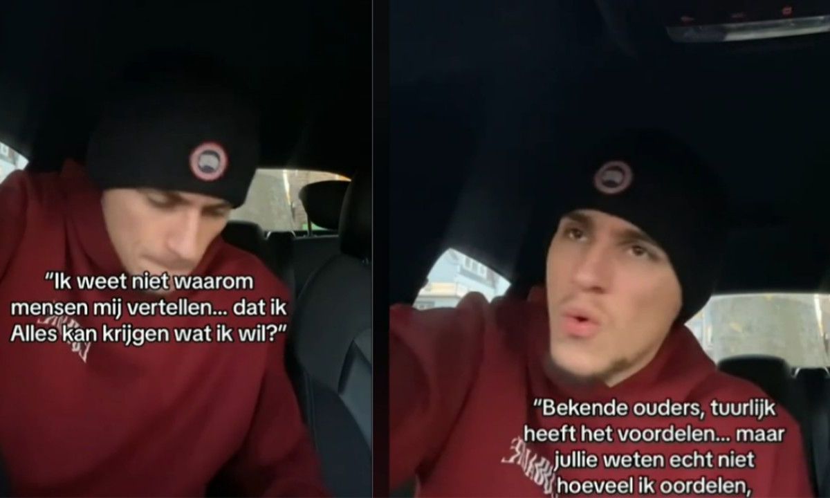 Hilarisch: zoon Wendy van Dijk rapt over zijn 'zware leven' als kind van BN'er