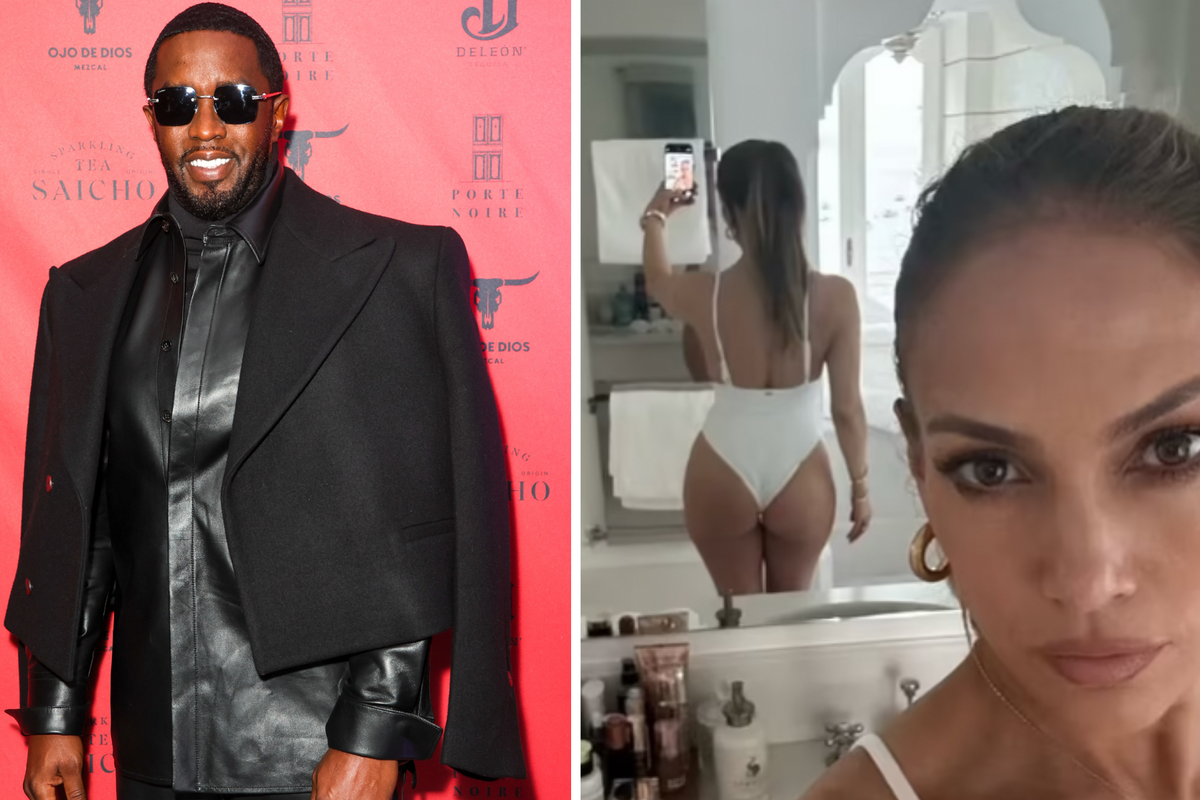 'Schokkende foto van Jennifer Lopez en Diddy in geboortekostuum uitgelekt' (BEELD)