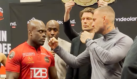 Melvin Manhoef en Dave Roelvink confronteren elkaar voor laatste keer voor het gevecht (VIDEO)