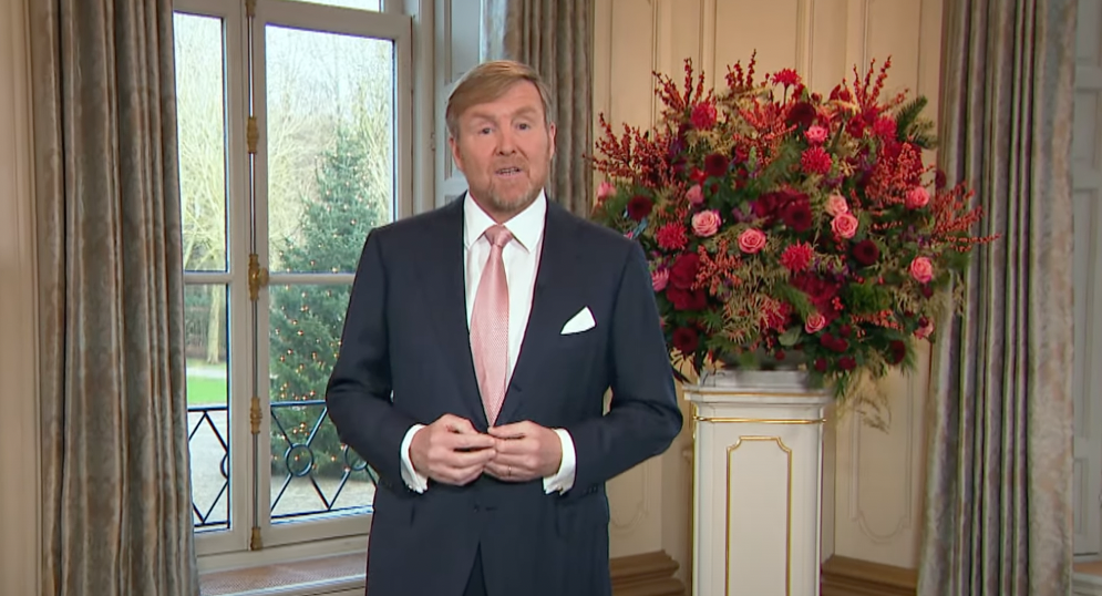 Koning spreekt Joodse en Islamitische en Palestijnse Nederlanders toe in kersttoespraak (VIDEO)