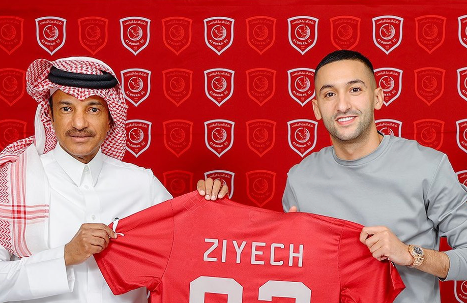 Hakim Ziyech verlaat Galatasaray en maakt overstap naar Al Duhail