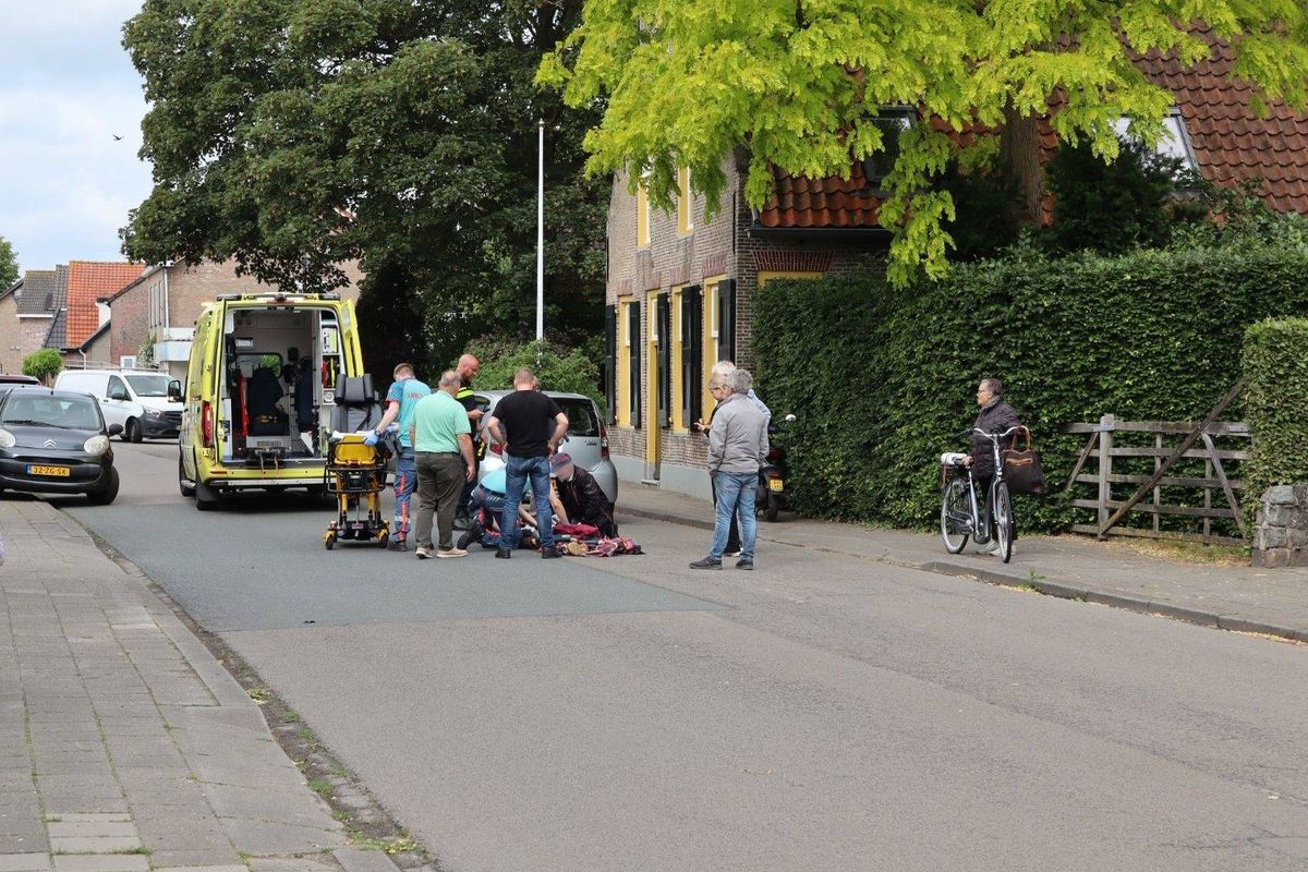 Scooterrijder gewond bij aanrijding in Sprang-Capelle