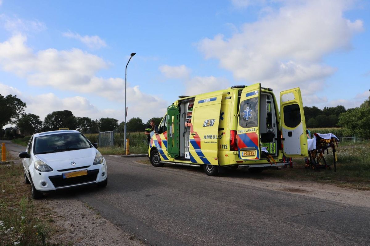 Fietser gewond bij verkeersongeval in Sprang-Capelle