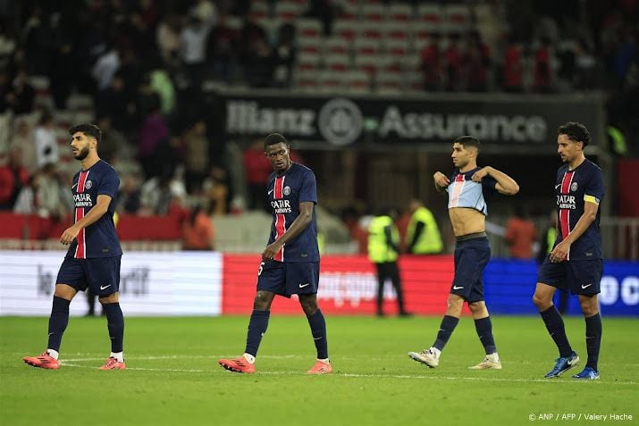 Paris Saint-Germain verliest koppositie na gelijkspel bij Nice