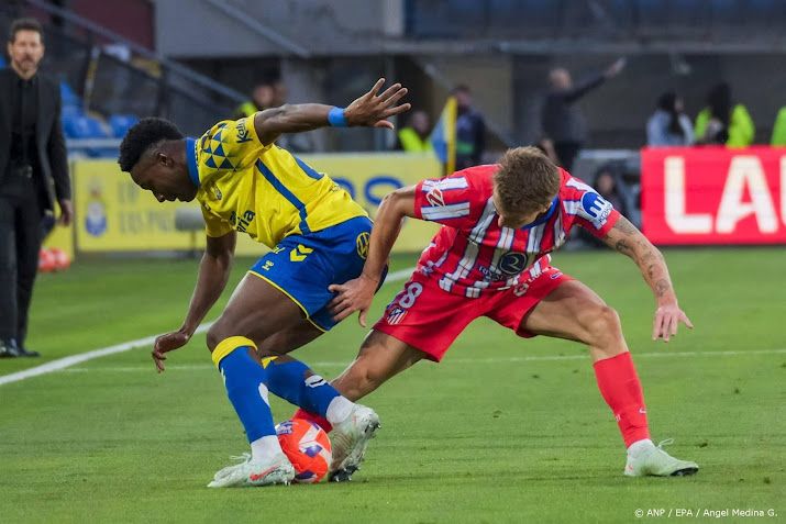 Titel ver weg voor Atlético Madrid na blamage bij Las Palmas