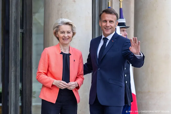 Macron en Von der Leyen dreigen met meer sancties voor Rusland