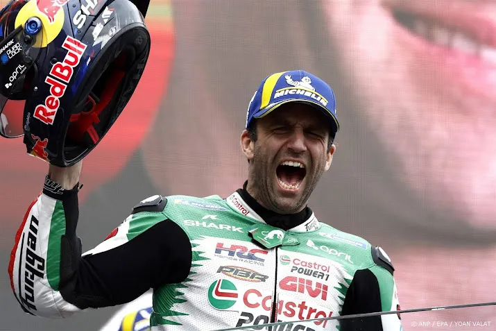 MotoGP-coureur Zarco verrassende winnaar natte Franse GP