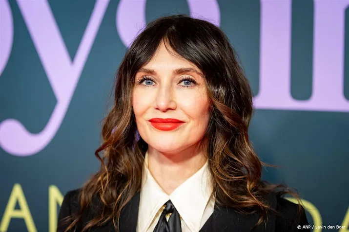 Carice van Houten zondag bij demonstratie voor Gaza in Den Haag