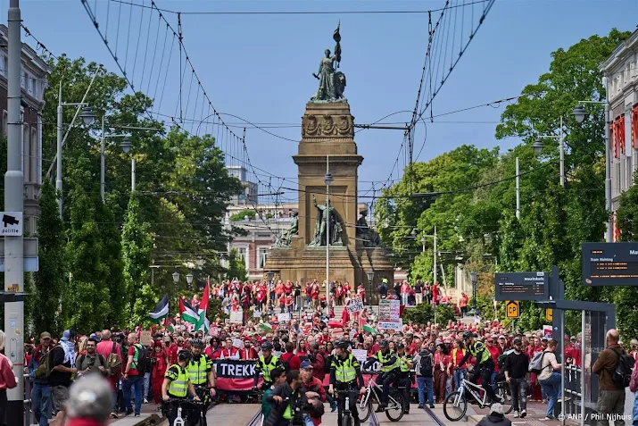 Eerste deelnemers Gaza-protest weer terug bij Malieveld