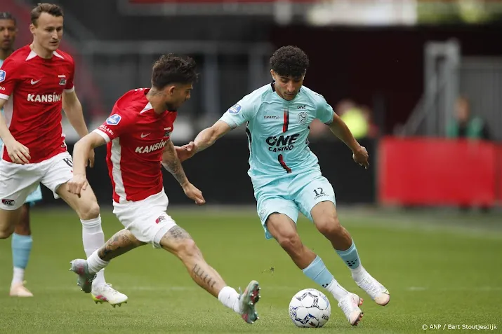 AZ stelt vijfde plaats veilig na gelijkspel met Almere City
