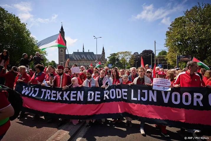 Twee aanhoudingen rond Gaza-protest Den Haag, geen deelnemers
