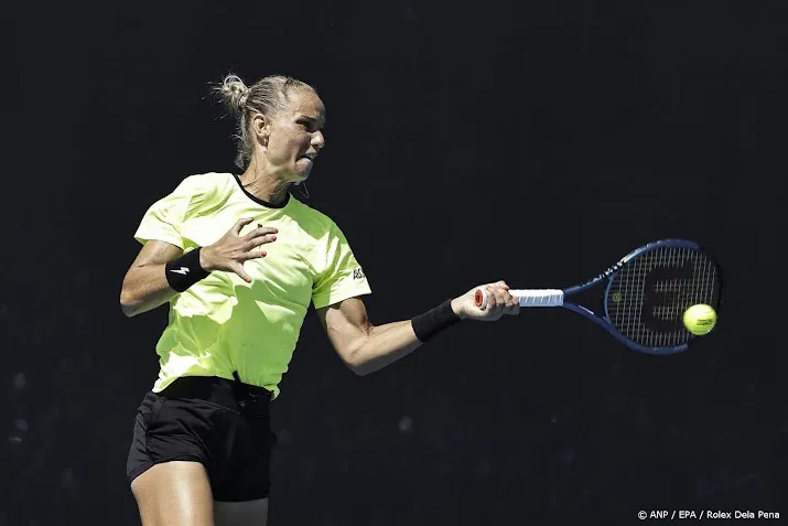 Tennisster Rus na wisselvallig optreden naar tweede ronde Rabat