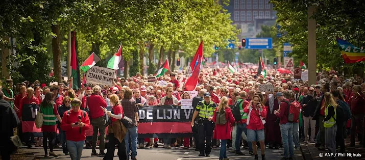 Schoof: Gaza-demonstratie laat zorgen Nederlanders zien