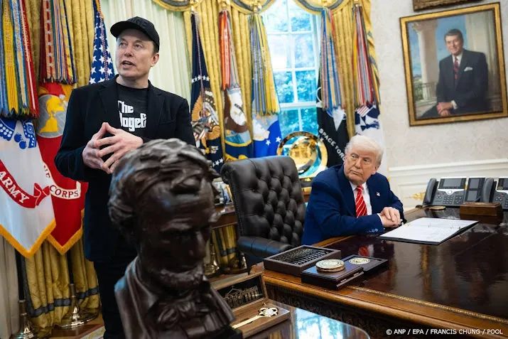 Tesla keldert op Wall Street na gekibbel Musk en Trump