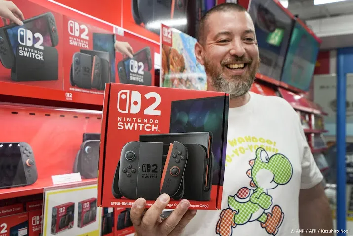 Nintendo: in vier dagen 3,5 miljoen Switch 2-consoles verkocht