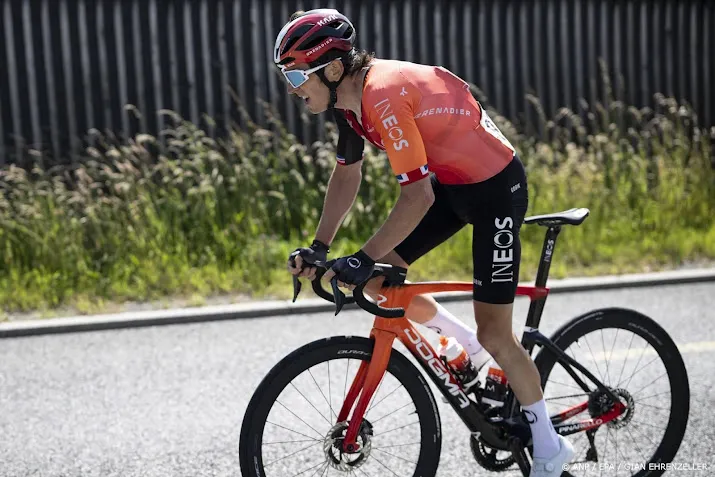 Gevallen wielrenner Thomas verlaat Ronde van Zwitserland 