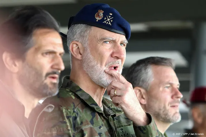 Spaanse koning wijst juist op noodzaak NAVO en sterkere defensie