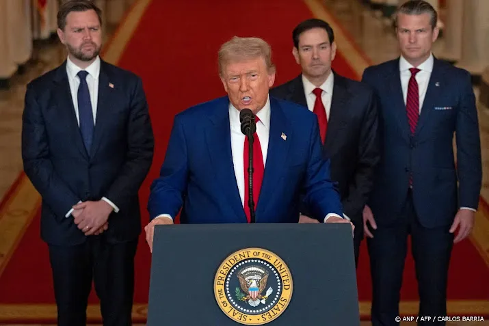 Trump: meer aanvallen als Iran niet instemt met vrede