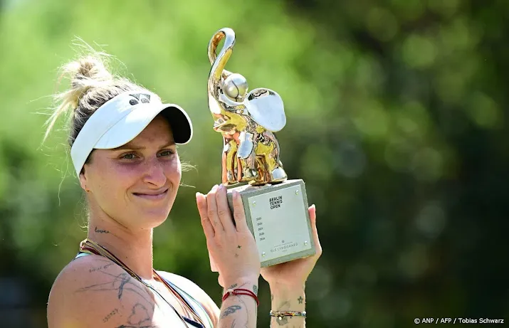 Vondrousova doet met titel Berlijn vertrouwen op voor Wimbledon