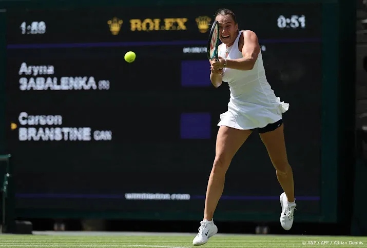 Topfavoriet Sabalenka eenvoudig door naar tweede ronde Wimbledon 