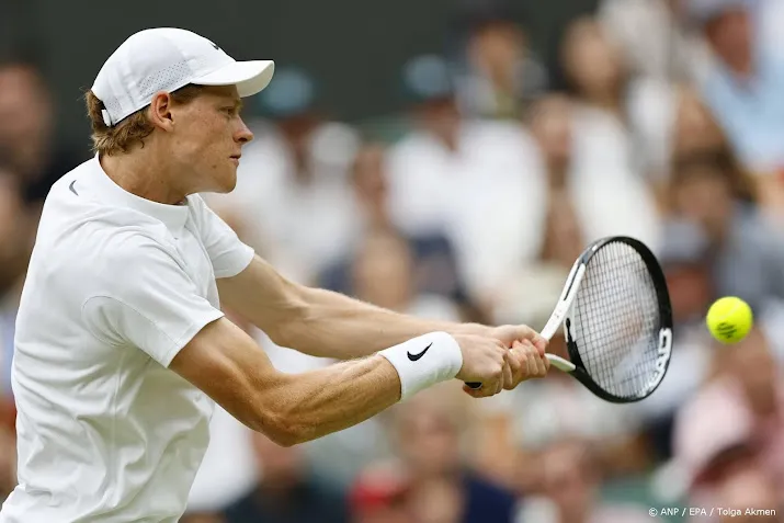 Sinner zonder setverlies naar vierde ronde Wimbledon