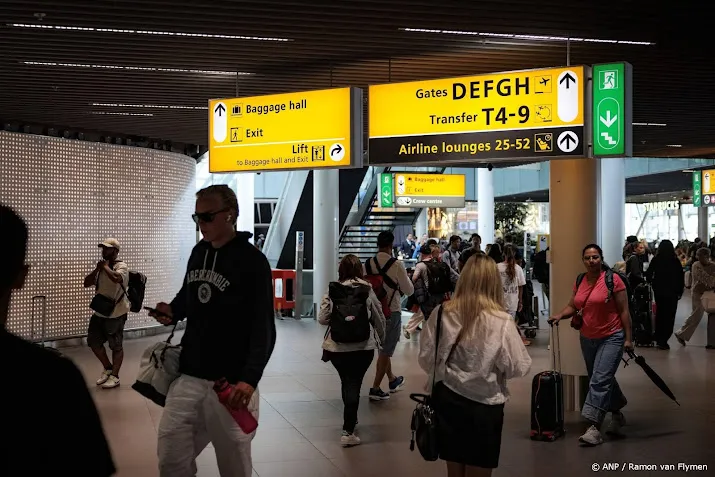 Schiphol ervaart goede doorstroom op drukke zaterdag