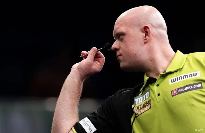 Van Gerwen verslaat Van Barneveld in Nederlandse dartsklassieker 