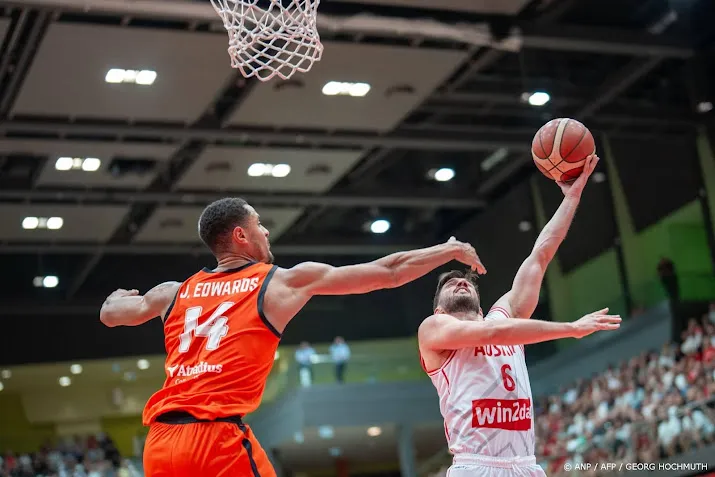 Basketballers onderuit in Oostenrijk in strijd om WK-kwalificatie