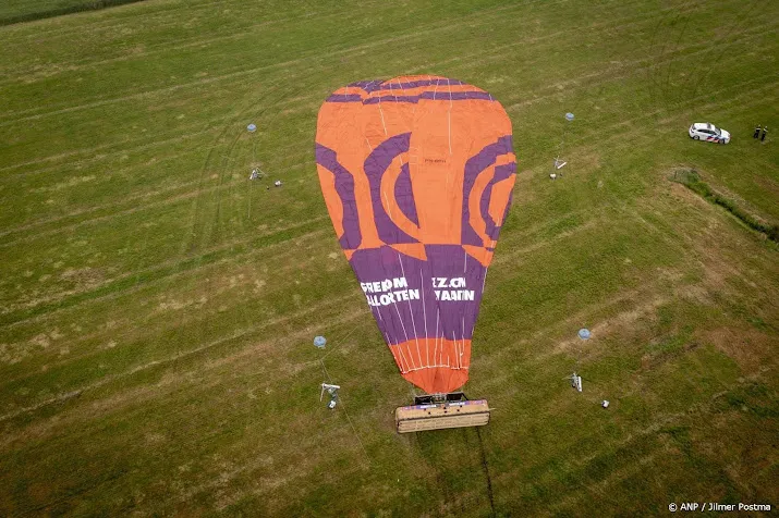 Drie van vijf gewonden ballonongeluk Friesland zwaargewond.