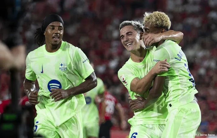 FC Barcelona wint eenvoudig van negental Real Mallorca 