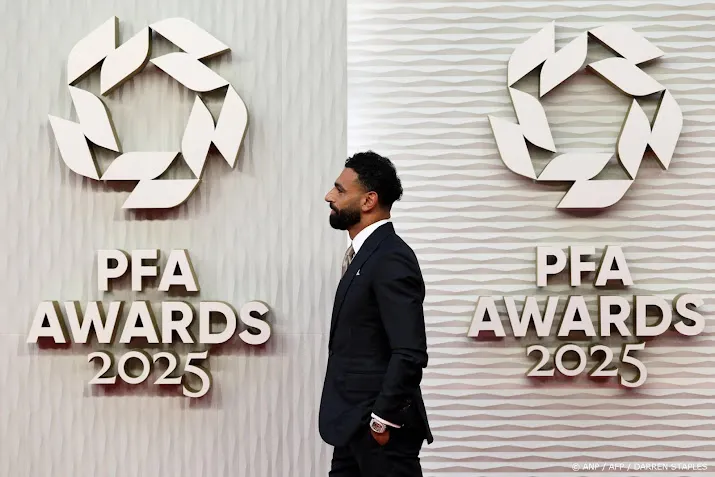 Voetballers kiezen Salah voor derde keer tot speler van het jaar
