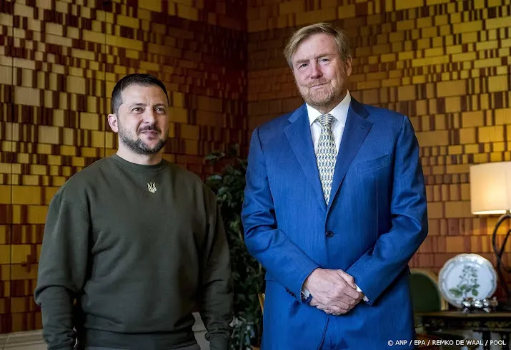 Zelensky bedankt koning Willem-Alexander