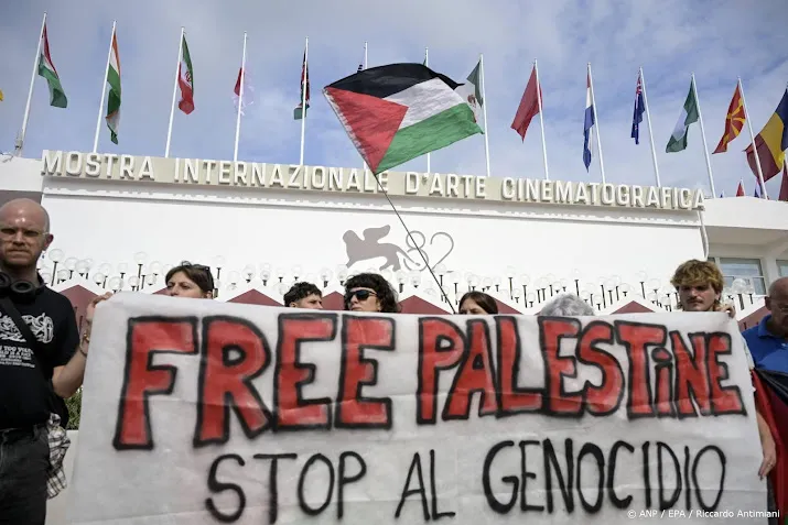 Duizenden protesteren voor Gaza tijdens filmfestival Venetië