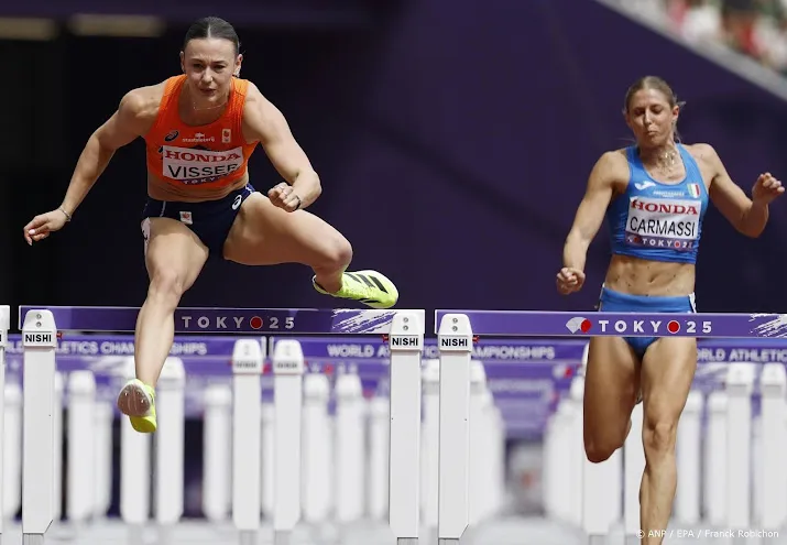 Visser snelt in Tokio naar derde WK-finale 100 meter horden