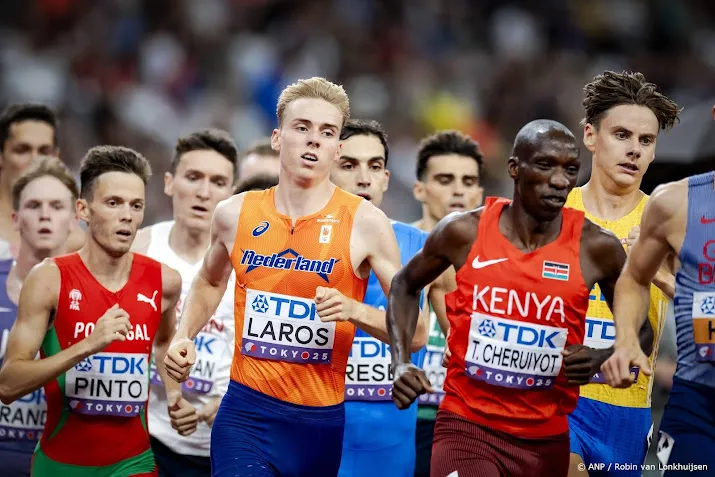 Laros (20) overtuigend naar finale 1500 meter op WK in Tokio