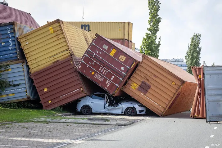 Veel meldingen bij veiligheidsregio's door harde wind