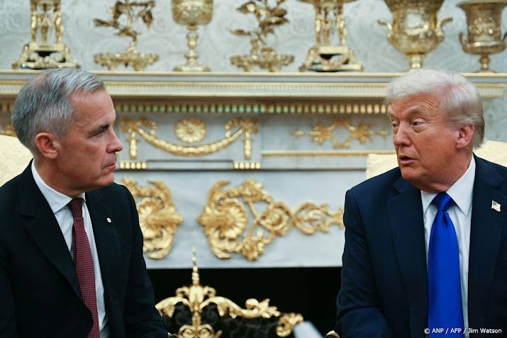 Trump bij bezoek Carney: we werken aan formule voor tariefakkoord