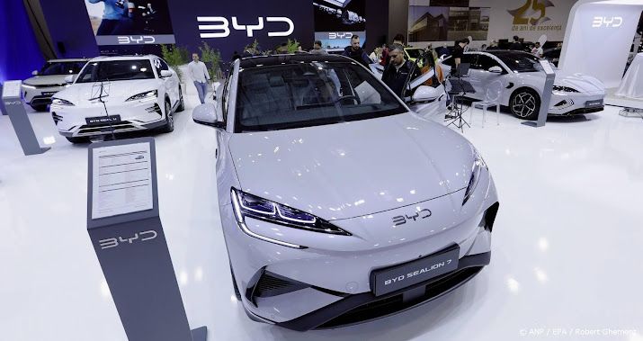 Chinese autofabrikanten breken verkooprecords in Europa