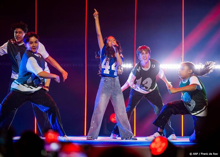 Meadow als achtste op podium Junior Eurovisie Songfestival