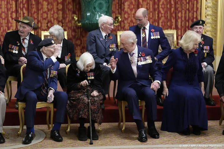 Britse koninklijke familie eert veteranen op Windsor Castle 